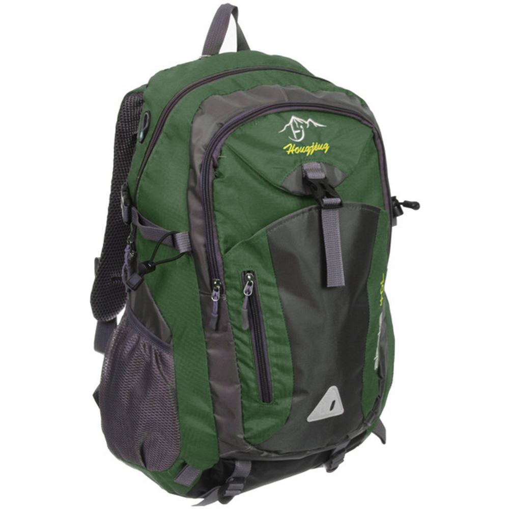 Рюкзак туристический 30л, цвет зелено-серый 3301