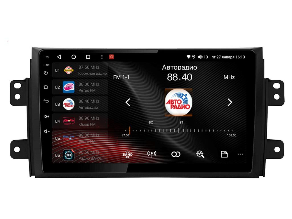Магнитола для Suzuki SX4 2006-2014 - Vaycar VA75-0124 на Android 13, 8-ядер, 2Гб-32Гб, 4G SIM-слот