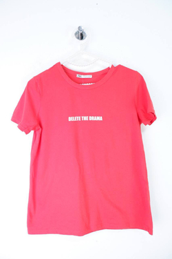 Футболка Zara с надписью, маркировка S, визуально 44 размер