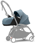 Коляска Stokke YOYO3 Newborn Shell - Newborn Pack рама чёрная Black 2 в 1 Aqua