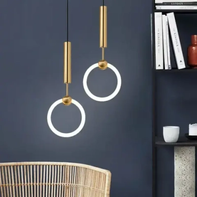 Светильник подвесной потолочный светодиодный, 4000К, 24ВТ, бронзовый