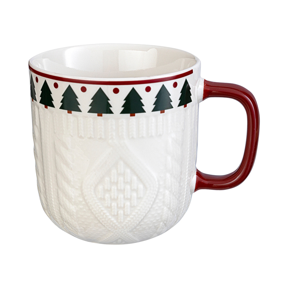 Кружка Warm Celebration 400 мл (елочки)
