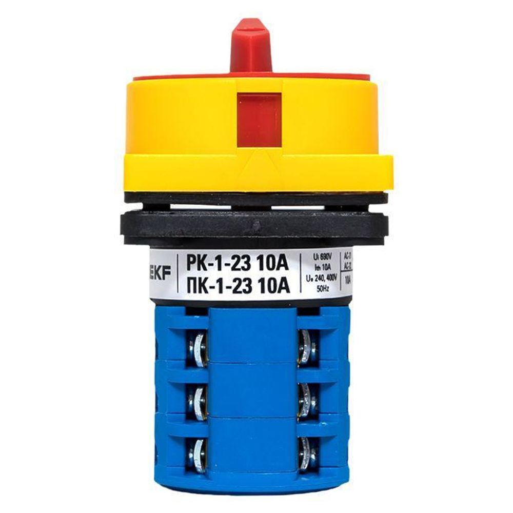 Переключатель кулачковый ПК-1-23 10А 3п "1-0-2" с блокировкой IP65 PROxima EKF pk-1-23-10-a65