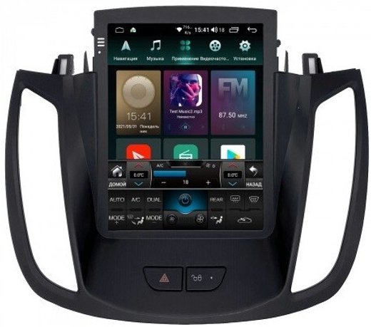 Магнитола для Ford Kuga 2011-2019 - Roximo RT-1716 ("Тесла-Стиль"), Android 11, 6Gb-128Gb, SIM-слот