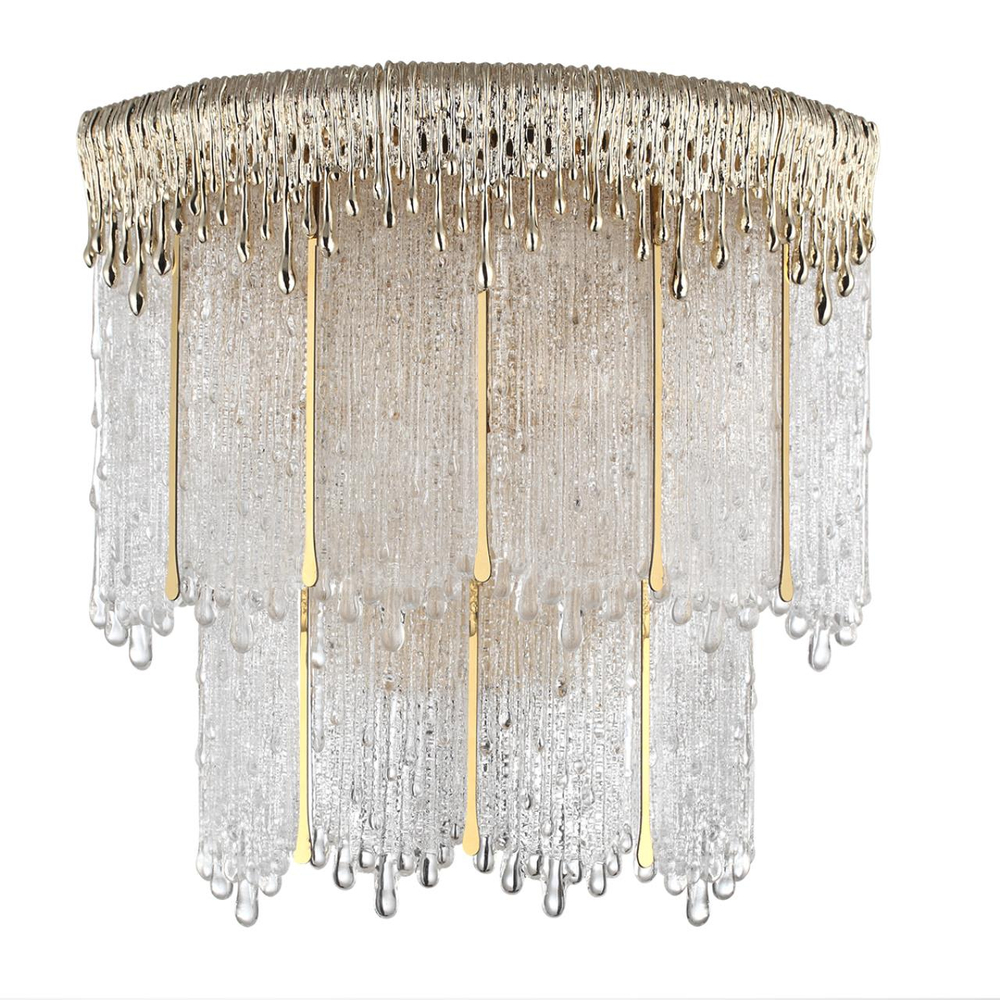 5091/20WL L-VISION ODL25 555 золотой/прозрачный/стекло Бра LED 20W 3700K 1506Лм CLEO