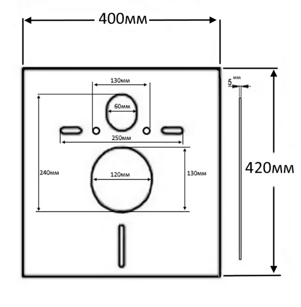 Звукоизоляционная прокладка для унитаза