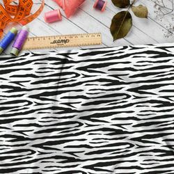 Ткань муслин мелкая зебра