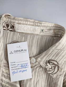 Блузка Escada из шелка 48 размер