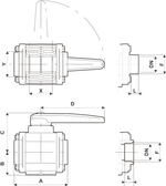 Кран шаровый двухходовой 3’ STERH - арт.552022