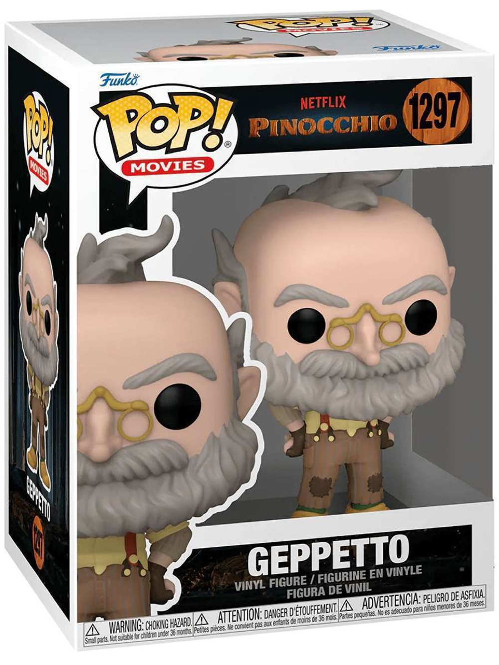 Фигурка Funko POP! Movies Netflix Pinocchio Geppetto (1297) 67386