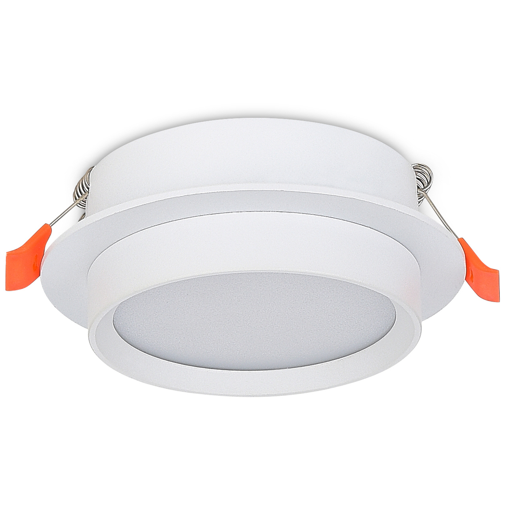 Светильник встраиваемый, GX53, D110xH45мм, IP20, белый, без лампы