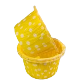 Капсула усиленная Желтая в белый горох  1 шт