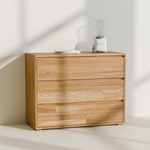 Комод Дольче Вита с 3 глубокими ящиками, массив дикого дуба