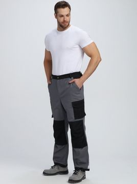 Брюки "Милан CH" (т.серый/черный)