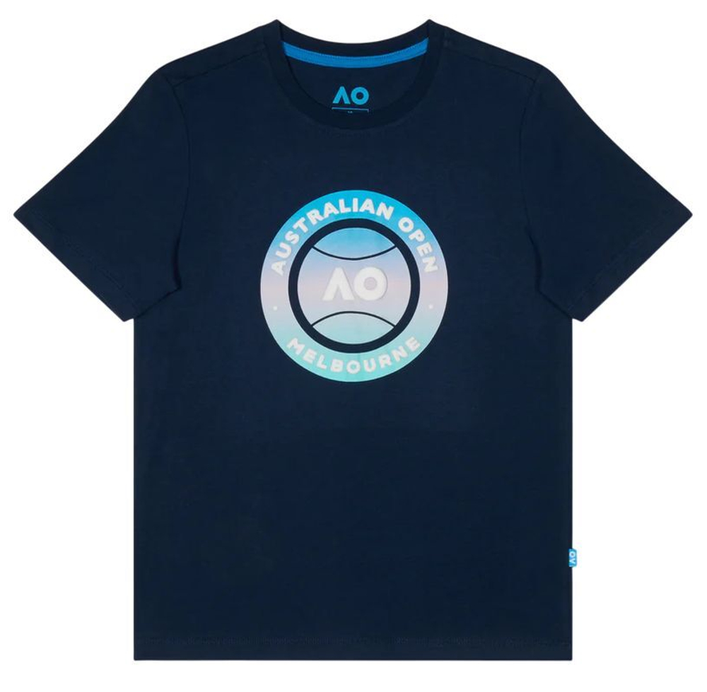 Детская теннисная футболка Australian Open Round Logo