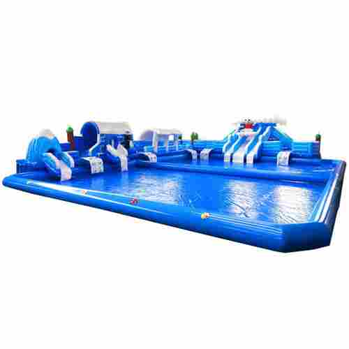 Надувной наземный аквапарк «Мишка на полюсе» 23*13*5 м