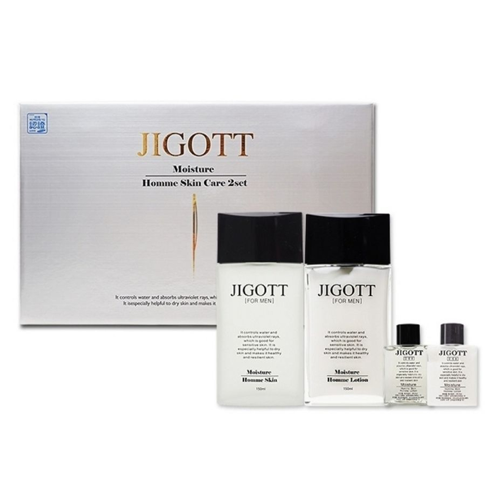 [Jigott] Moisture homme skin care - Увлажняющий мужской набор для лица