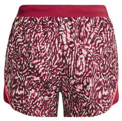 Женские теннисные шорты Under Armour Women's Under Armour Fly By 2.0 Printed Short - black rose/penta pink