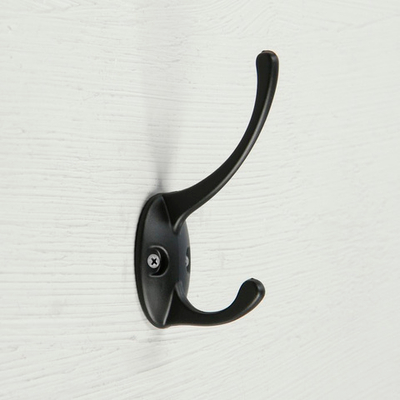 Крючок мебельный LIGHT VINTAGE 006, черный 4645193