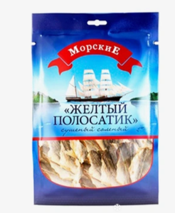 Полосатик Морские жёлтый сушёный 36 г