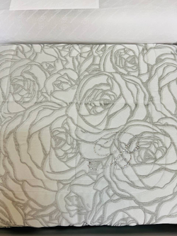 Покрывало 270х270 Blumarine Dalida stone blu серо-голубое