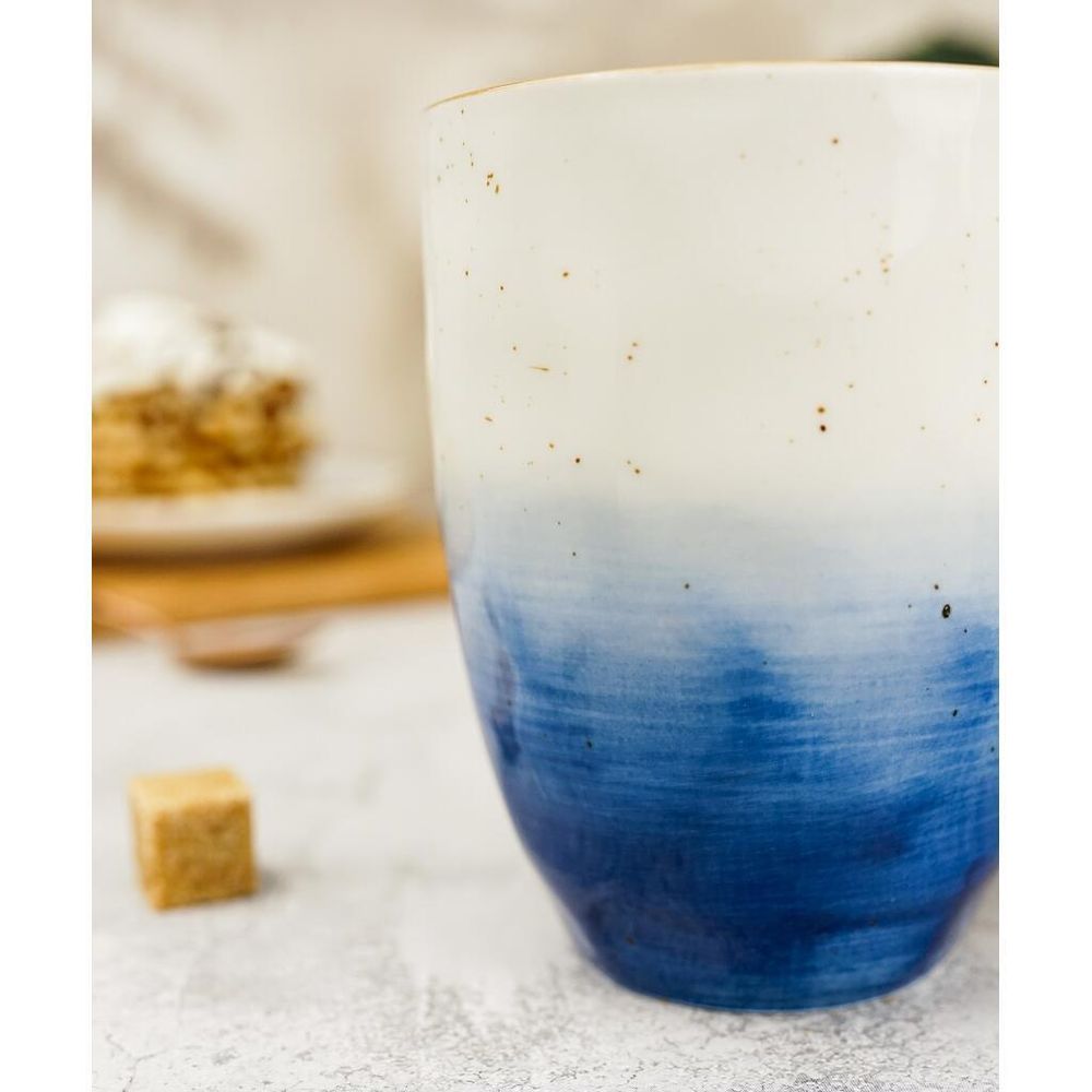 Кружка 450 мл голубая d 9 см h11 см фарфор "The   Eco" P.L. Proff Cuisine [4]