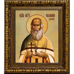 Евфимий Горячев священномученик пресвитер. Икона на холсте.