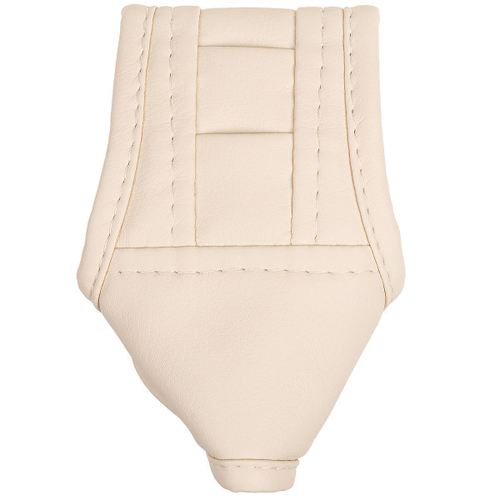 Чехол ручки АКПП кожа круглый слоновая кость Skyway