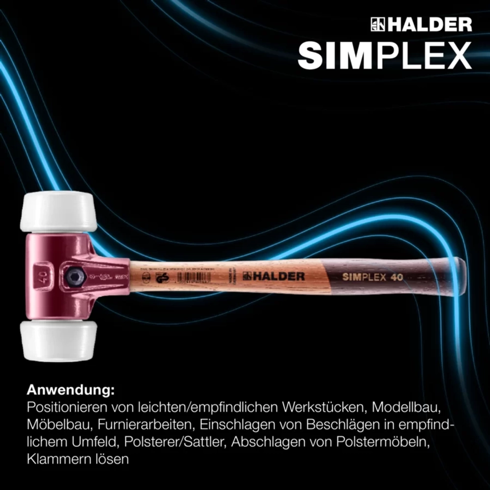 молоток SIMPLEX с бойками из суперпластика 50 мм 3007.050