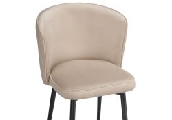 Стул на металлокаркасе Фрибур крутящийся MR-26 / черный