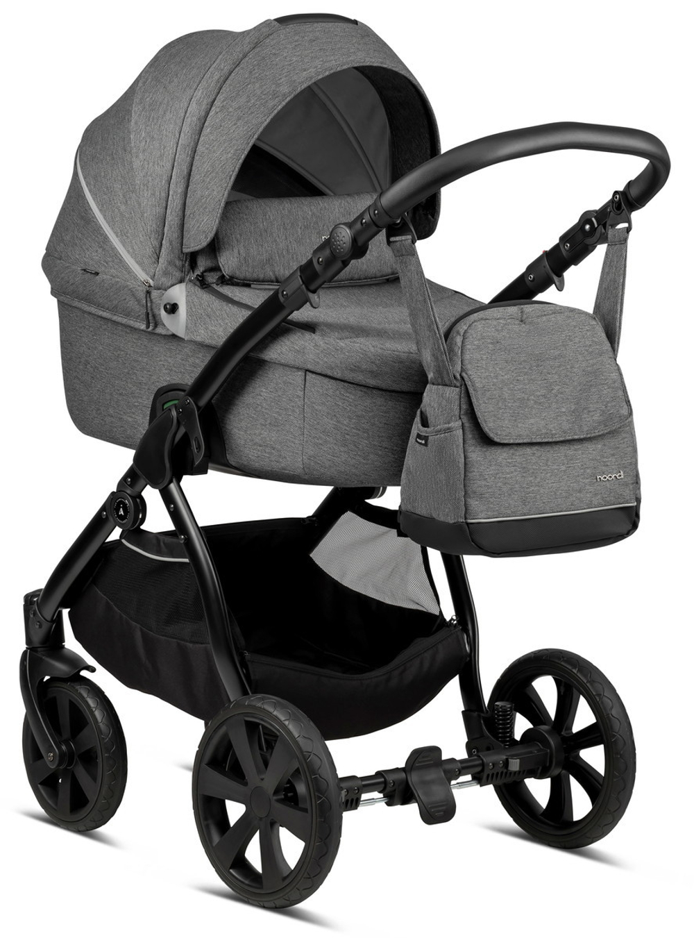 Детская коляска Noordi Fjordi 3 в 1 с автокреслом Terra Black 1132813 Dark Grey