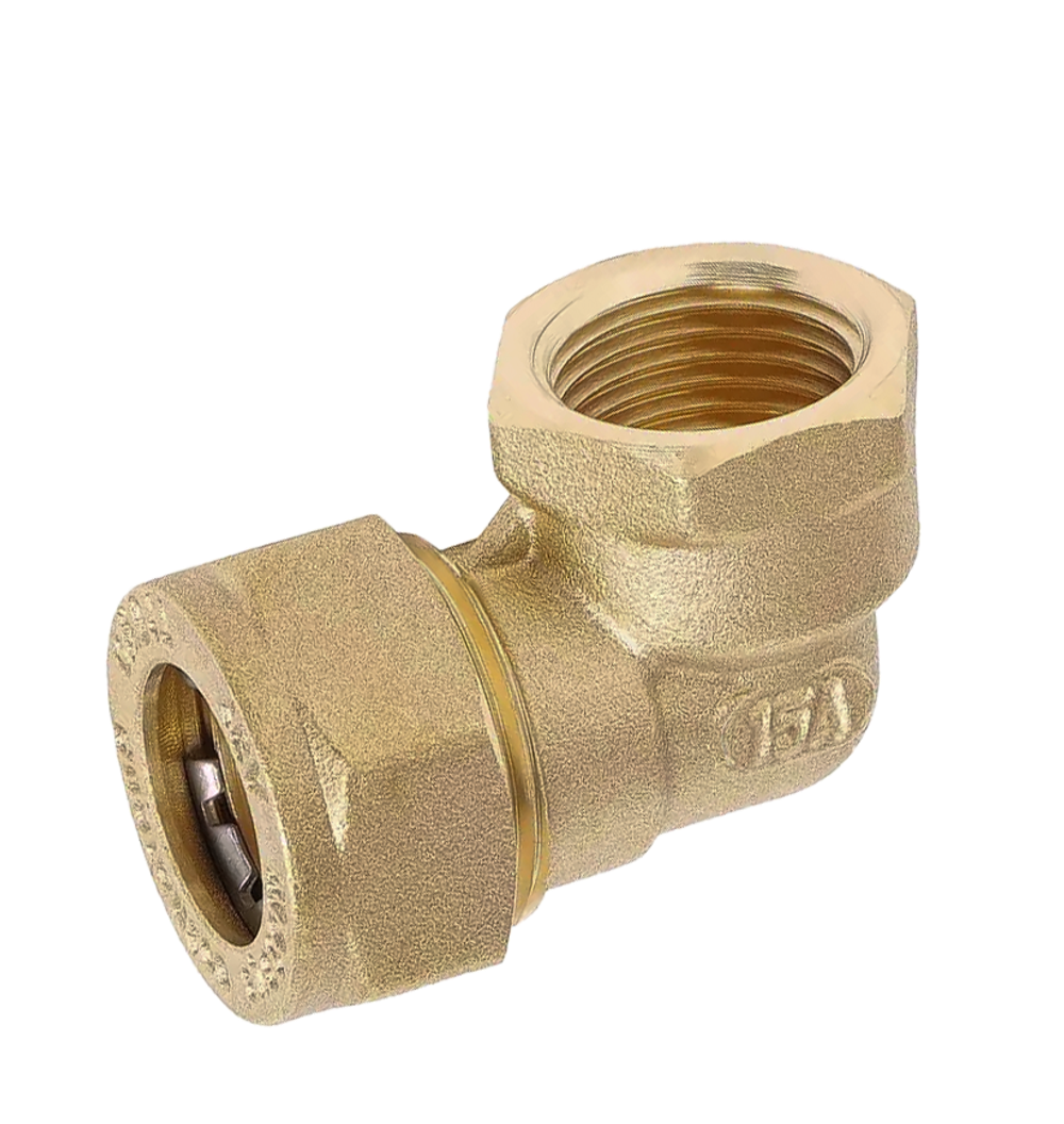 Уголок для гоф. трубы 15х1/2 F VER-PRO (160/10шт)