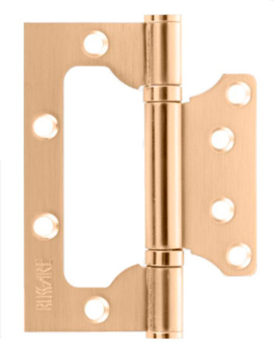 Петля накладная BUSSARE B020-U 100x75x2.5-2BB-1WG валийское золото