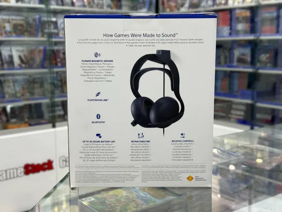 Беспроводная гарнитура PS5 Headset Pulse Elite Midnight Black