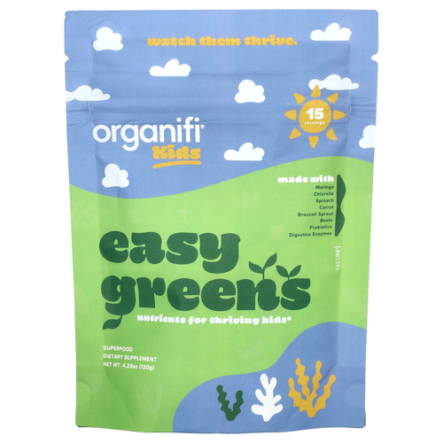 Organifi, Kids, Easy Greens, 120 г (4,23 унции)