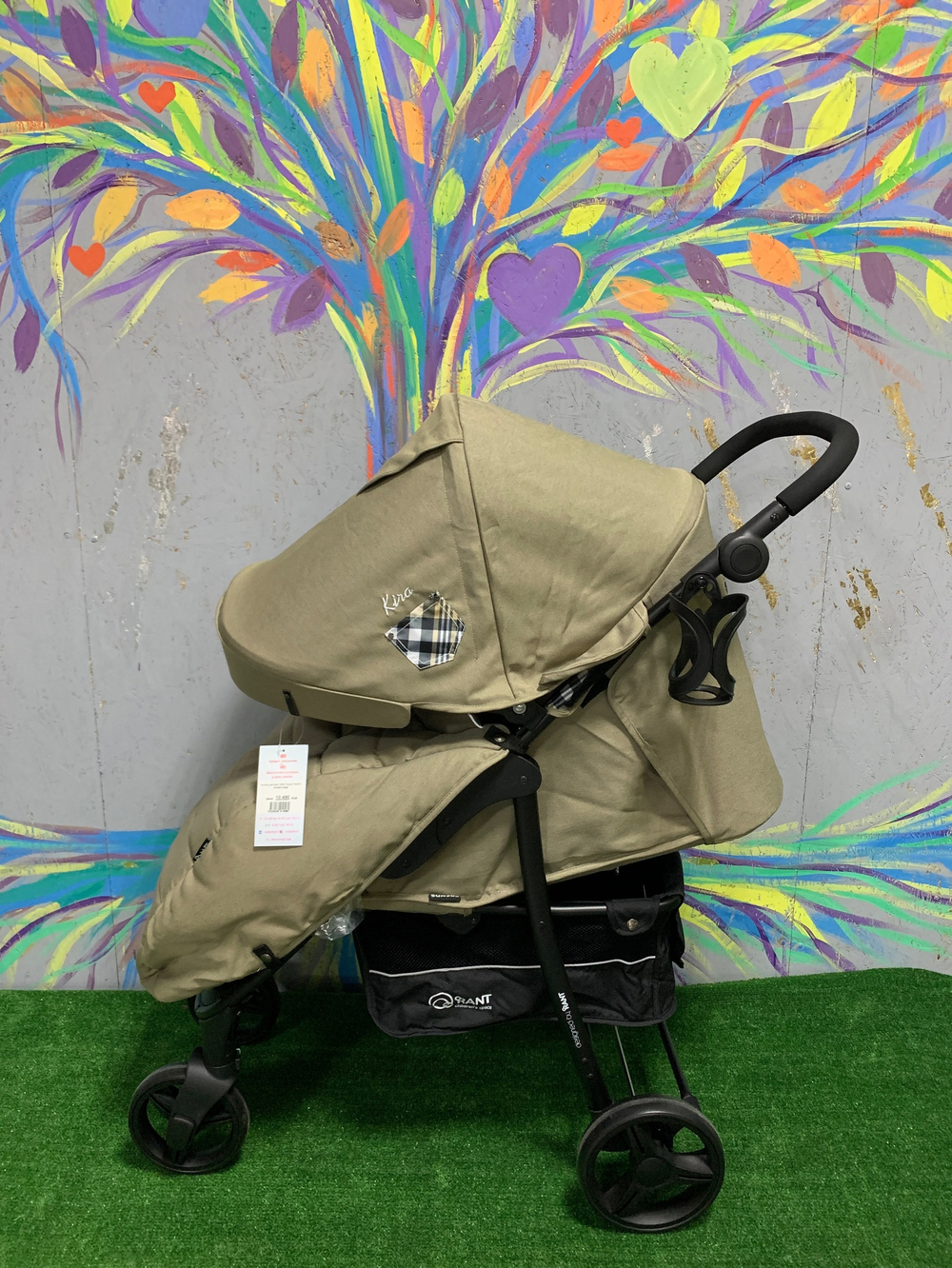 Коляска детская "KIRA Trends" RA055 Scotland beige