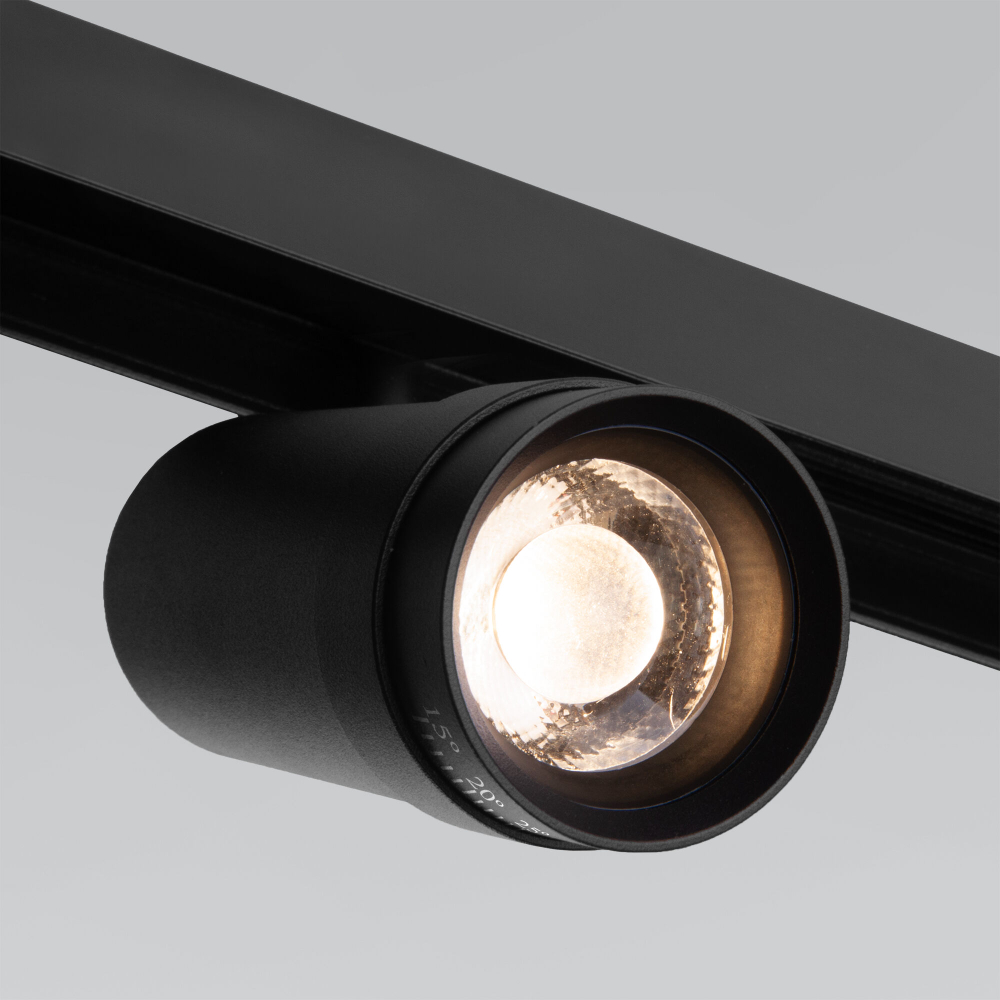 Slim Magnetic Трековый поворотный светильник 12W 4200K Modify черный 85042/01