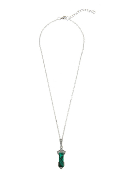 "Блуа" подвеска в серебряном покрытии из коллекции "Дворцы" от Jenavi с замком карабин