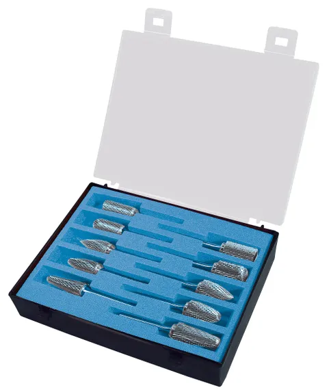 Набор борфрез твердосплавных из 10 шт., Karnasch, арт. 11.4942U