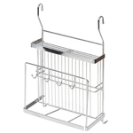 Полка на рейлинг для ножей и досок, 25х17х38.5 см, U000049