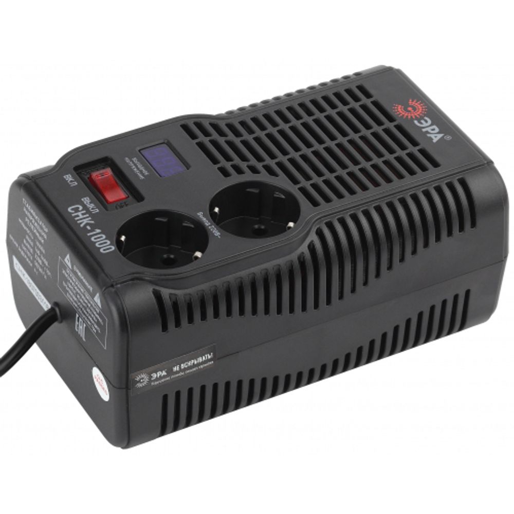 СНК-1000 ЭРА Стабилизатор напр. компакт, 160-260В/220В, 1000ВА