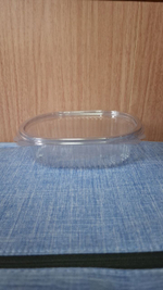 Контейнер-ракушка У-Ю КС Кр-350 158*129*41 ПЭТ для холодных блюд (уп700)