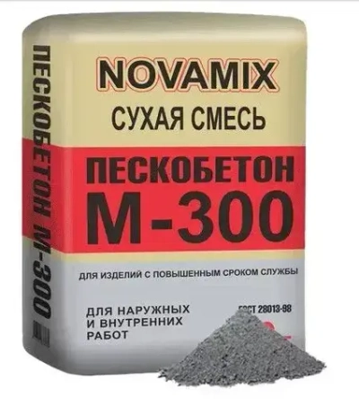Пескобетон М-300 Novamix 40 кг
