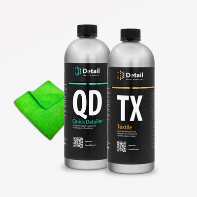 Detail Набор для салона QD "Quick Detailer" 1000 мл + TX "Textile" 1000 мл
