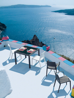 Кресло пластиковое плетеное Siesta Contract Capri, антрацит