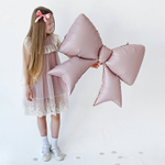 Шар Бант розовый, сатин