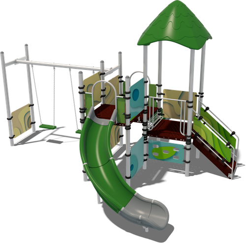 Детский городок Ямайка (паттерн Papercut)