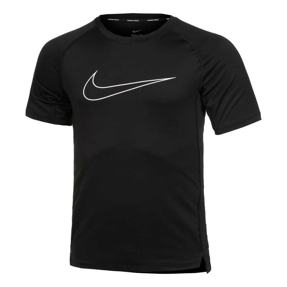 Мужское теннисное поло Nike Dri-Fit Pro Tight T-Shirt Men - Black, White