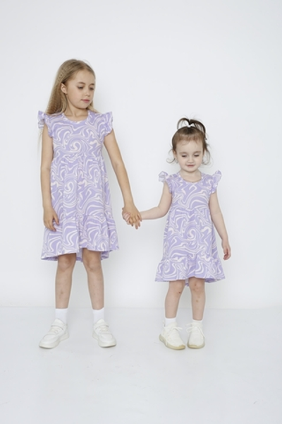 Платье "Бланш-6", сиреневый, р.122, (Ивашка)