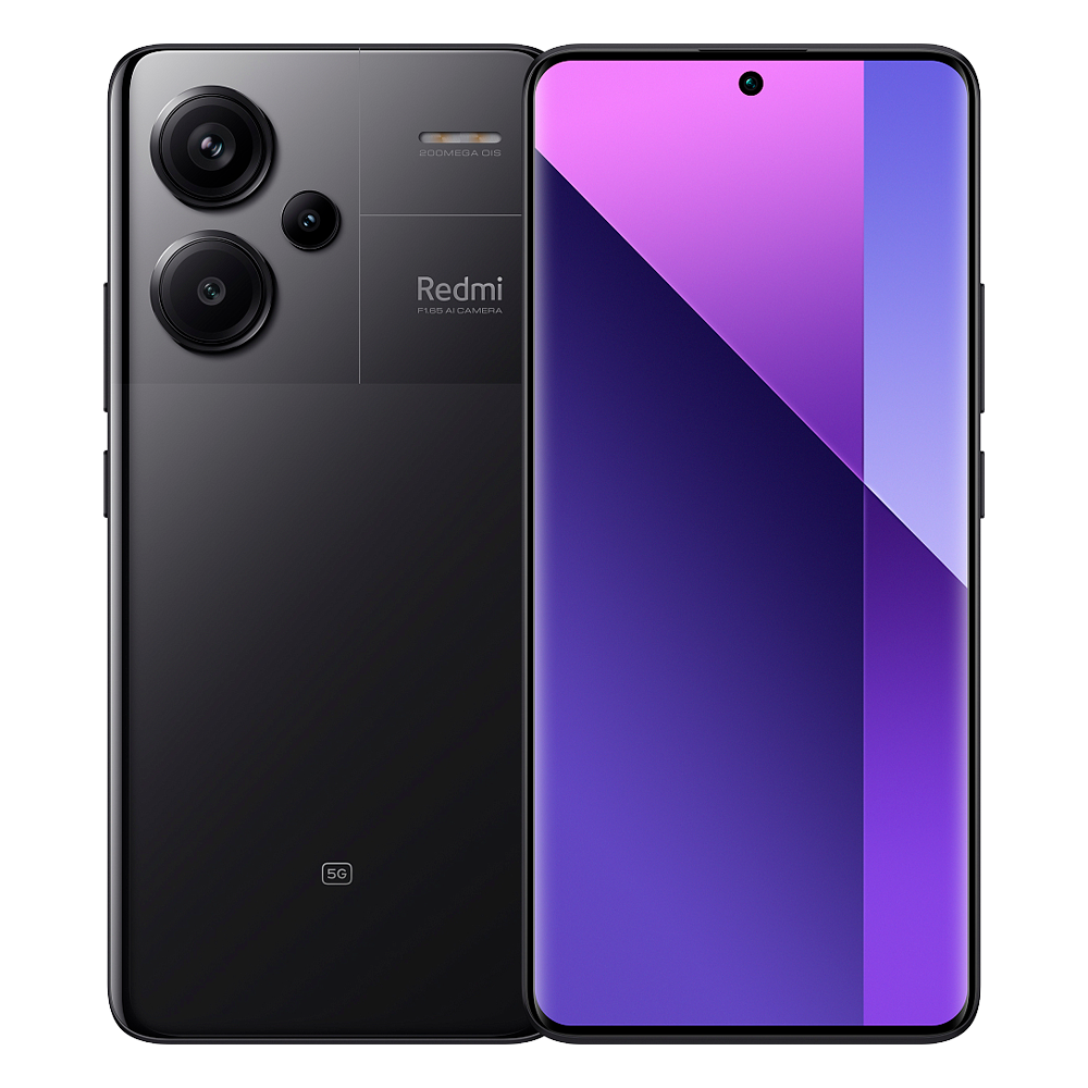 Смартфон Xiaomi Redmi Note 13 Pro+ 8/256GB, Midnight Black (Полночный черный)